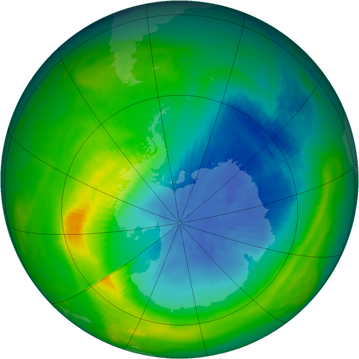 Ozone Map 1982-10-20